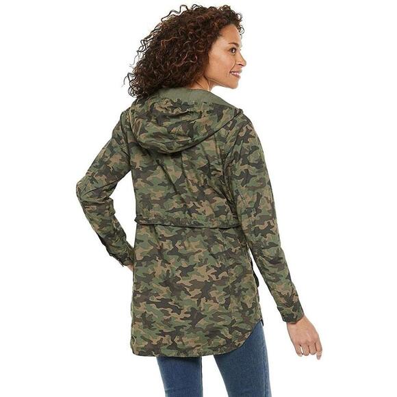 Columbia Womens West Bluff Printed Hooded Jacket Size XL - Picture 2 of 2